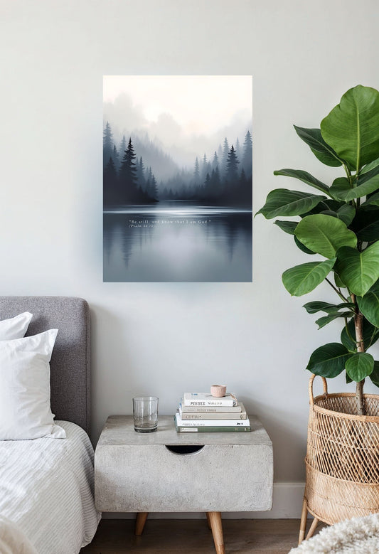 "Be Still and Know That I Am God" Canvas Print