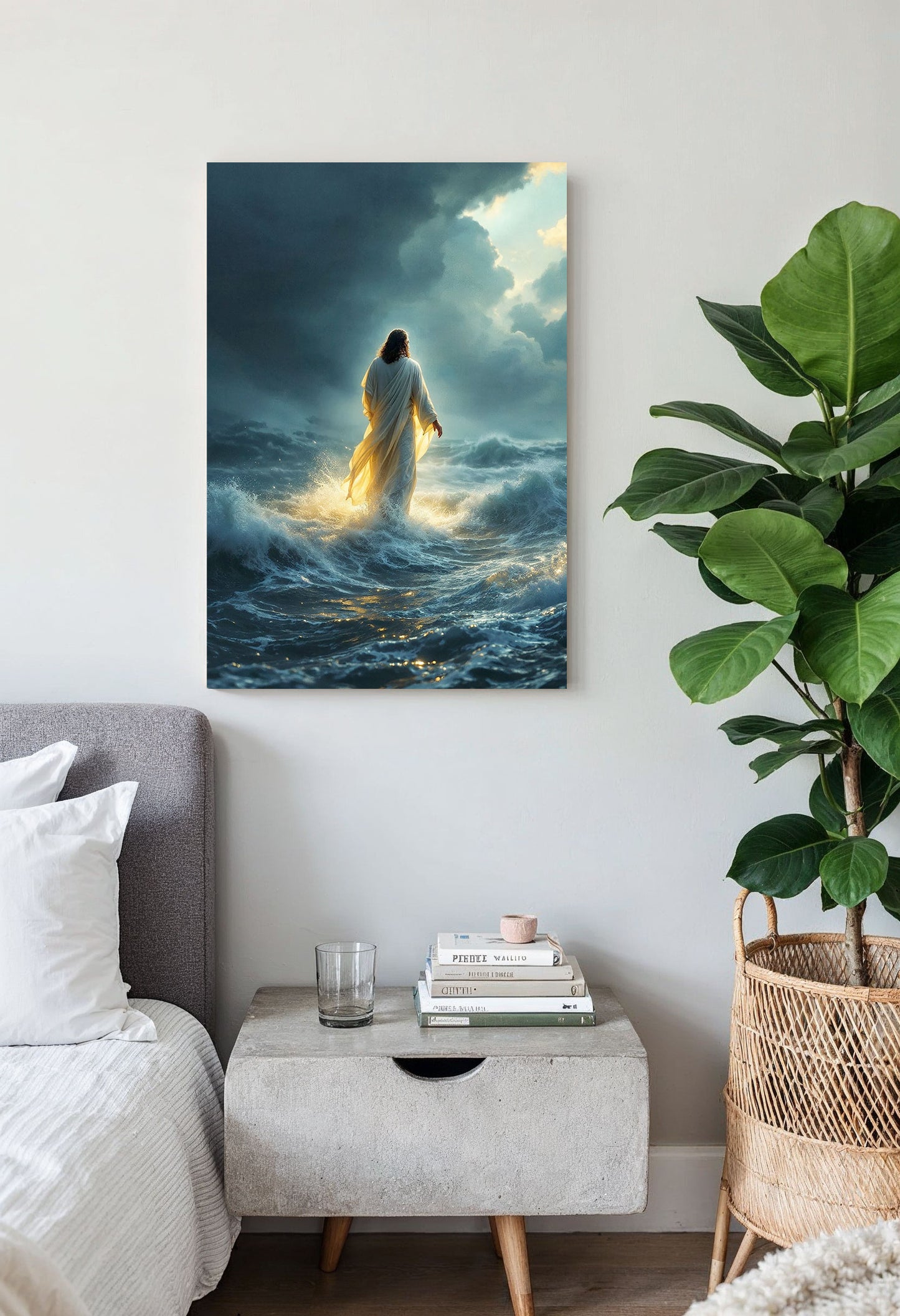 Walking on the Waters, Canvas Wall Art