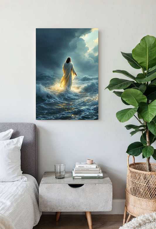 Walking on the Waters, Canvas Wall Art